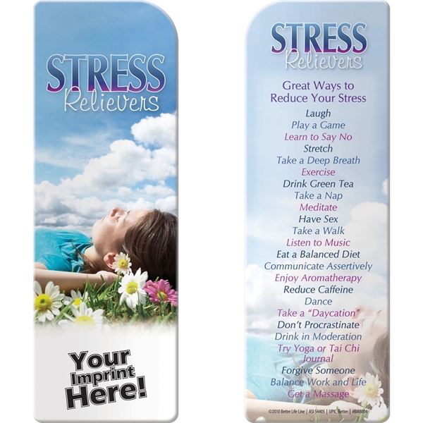 Custom Bookmark - Stress Relievers