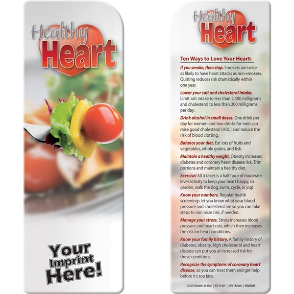 Custom Bookmark - Healthy Heart