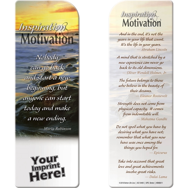 Custom Bookmark - Inspiration & Motivation