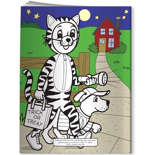 Coloring Book - Halloween Safety - Coloring Book - Halloween Safety - Image 3 of 3