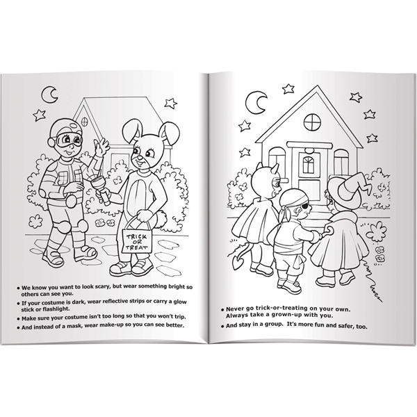 Coloring Book - Halloween Safety - Coloring Book - Halloween Safety - Image 2 of 3
