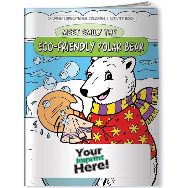Coloring Book - Eco-Friendly Polar Bear - Coloring Book - Eco-Friendly Polar Bear - Image 0 of 3