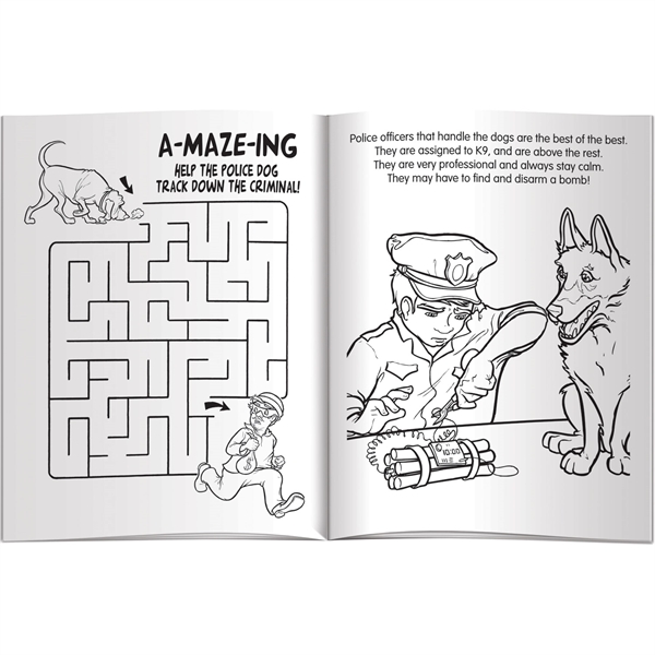 Coloring Book - Police Dog Hero - Coloring Book - Police Dog Hero - Image 2 of 3
