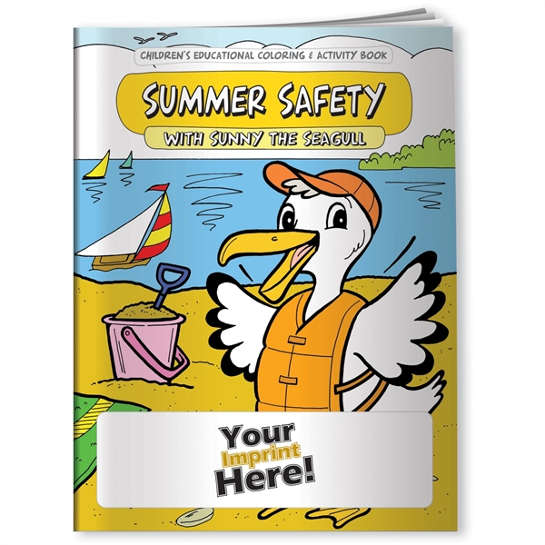 Custom Coloring Book - Summer Safety with Sunny