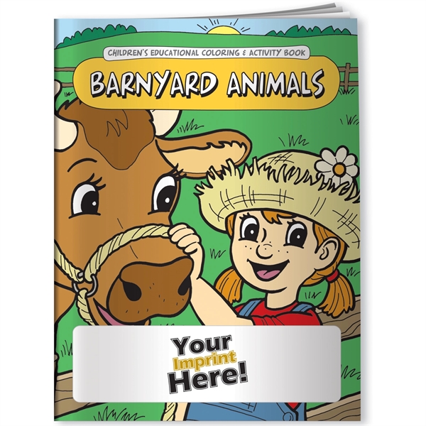 Custom Coloring Book - Barnyard Animals