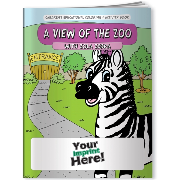 Coloring Book - A View of the Zoo