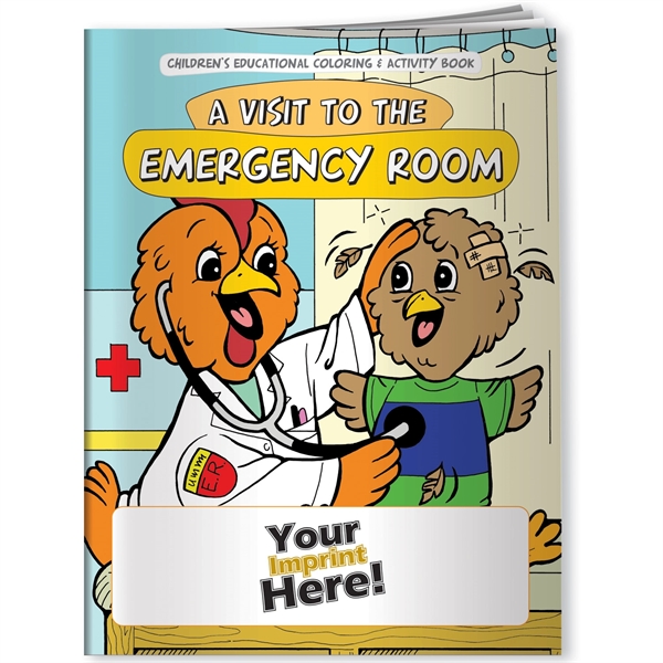 Custom Coloring Book - A Visit to the Emergency Room