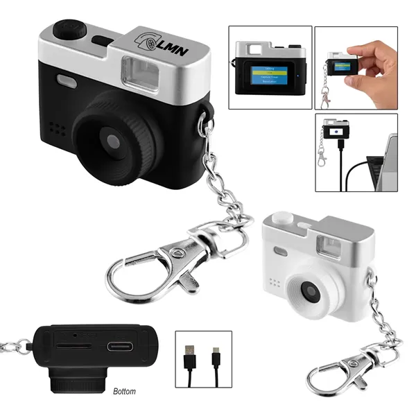 Mini Digital Camera Keychain
