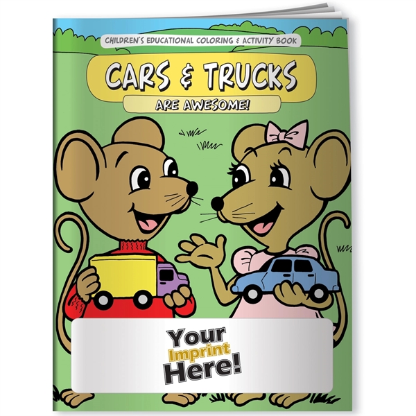 Coloring Book - Cars & Trucks Are Awesome!