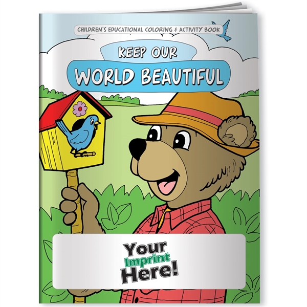 Custom Coloring Book - Keep Our World Beautiful