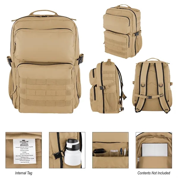 Custom Kenny rPET Tactical Laptop Backpack
