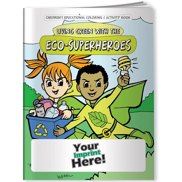 Custom Coloring Book - Eco-Superheroes
