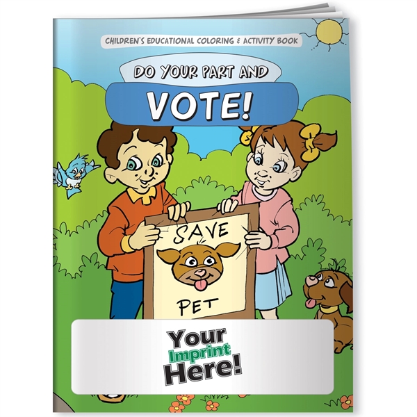 Coloring Book - Do Your Part & Vote