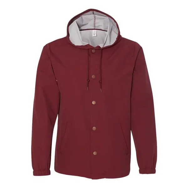 Independent Trading Co. Men's Water-Resistant Hooded Wind...