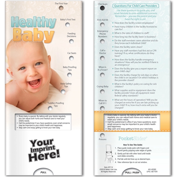 Pocket Slider™ - Healthy Baby - Pocket Slider™ - Healthy Baby - Image 0 of 2