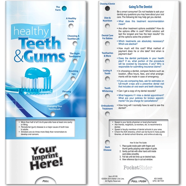 Pocket Slider™ - Healthy Teeth and Gums
