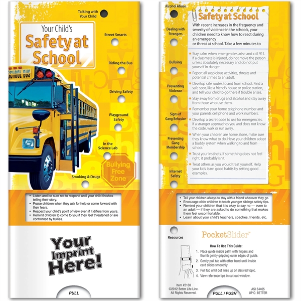 Pocket Slider™ - Your Child's Safety at School