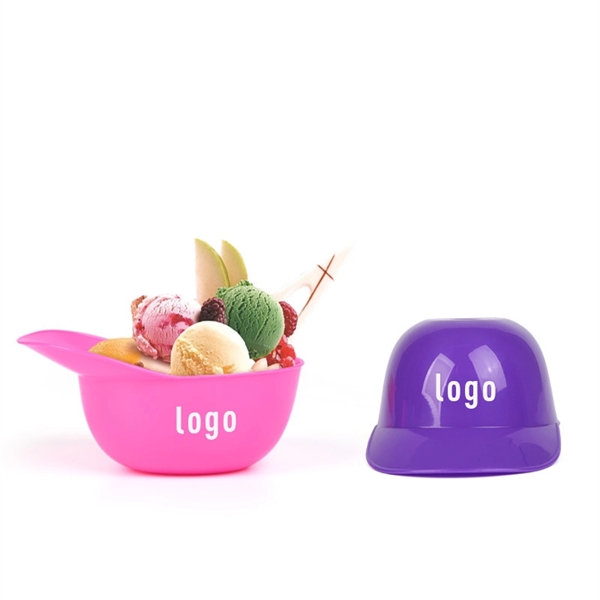Baseball Helmet Ice Cream Bowl - Baseball Helmet Ice Cream Bowl - Image 2 of 5
