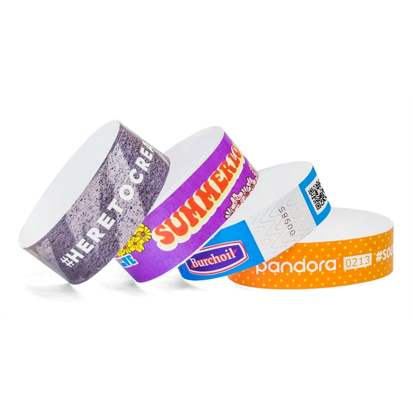 3/4" Tyvek® Full Color Imprint Custom Wristband - 3/4" Tyvek® Full Color Imprint Custom Wristband - Image 0 of 0