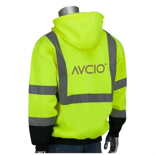 Class 3 Full Zip Hooded Black Bottom Sweatshirt