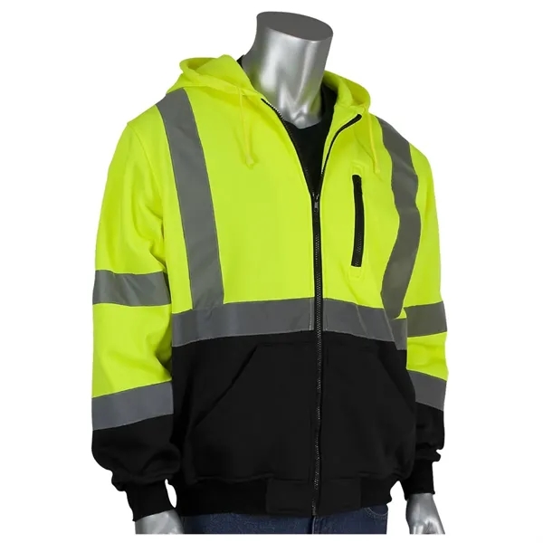 Class 3 Full Zip Hooded Black Bottom Sweatshirt