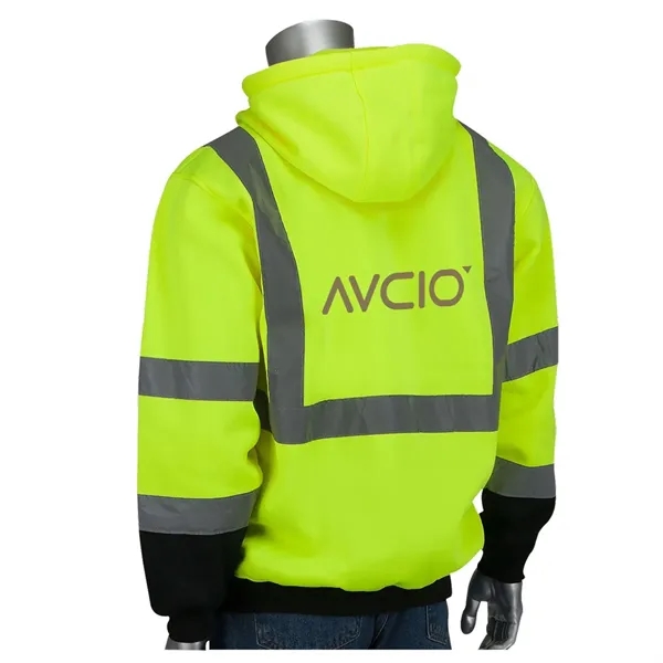 Class 3 Full Zip Hooded Black Bottom Sweatshirt