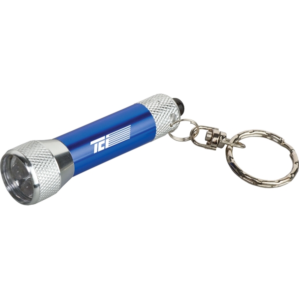 Custom Homestead Metal Flashlight with Key Tag