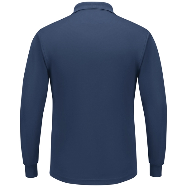 Red Kap® Men's Long Sleeve Solid Performance Polo Shirt - Red Kap® Men's Long Sleeve Solid Performance Polo Shirt - Image 5 of 7