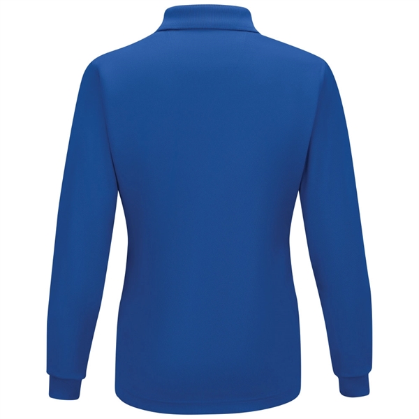 Red Kap® Women's Long Sleeve Performance Polo Shirt - Red Kap® Women's Long Sleeve Performance Polo Shirt - Image 7 of 7