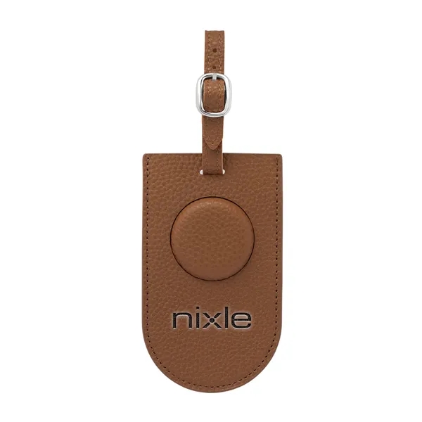 Leeman Pebble Grain AirTag Luggage Tag