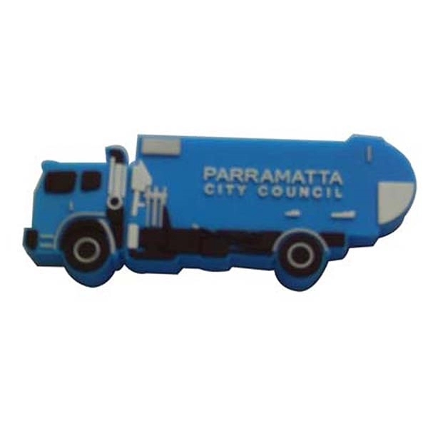 2D Garbage Trash Truck USB Drive - 2D Garbage Trash Truck USB Drive - Image 1 of 7