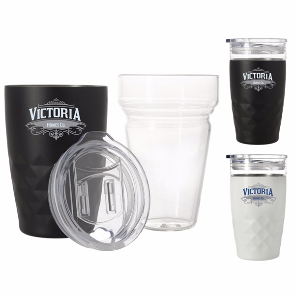 Howard Glass Vacuum Tumbler - 14 oz. - Howard Glass Vacuum Tumbler - 14 oz. - Image 0 of 3