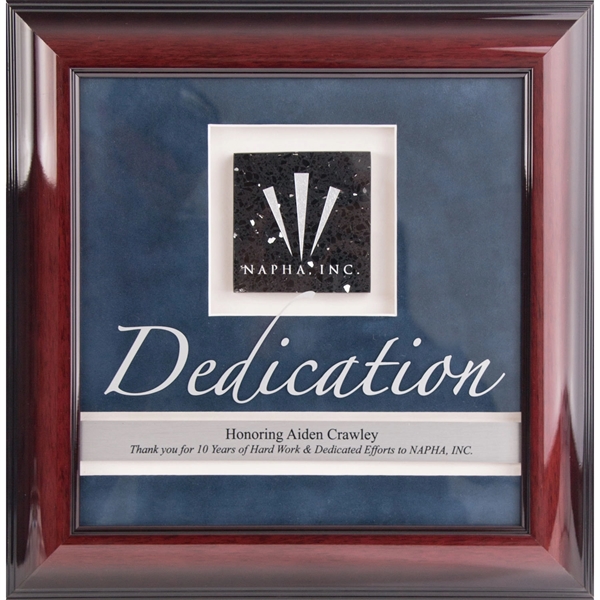 Rosewood Framed Award - Rosewood Framed Award - Image 0 of 0