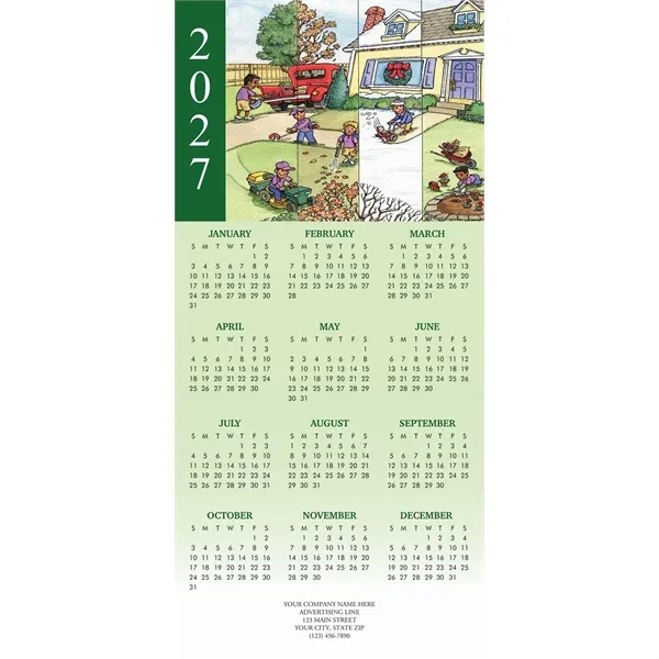 All Year-Round Landscaping Calendar Cards