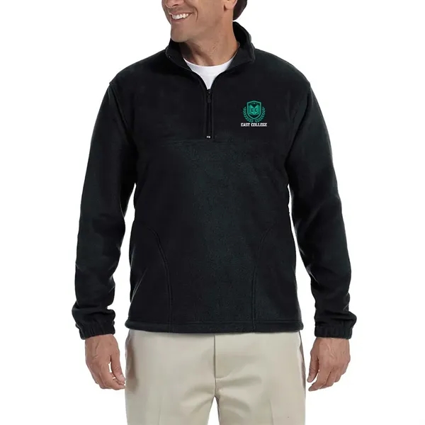 Harriton Quarter-Zip Fleece Pullover Jackets