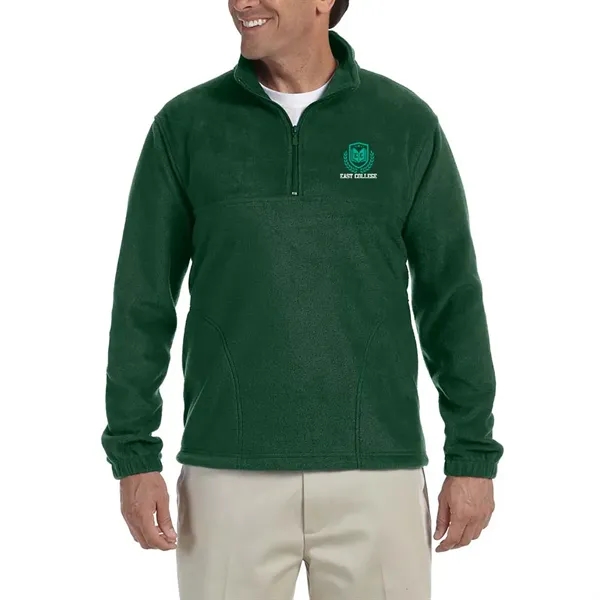 Harriton Quarter-Zip Fleece Pullover Jackets