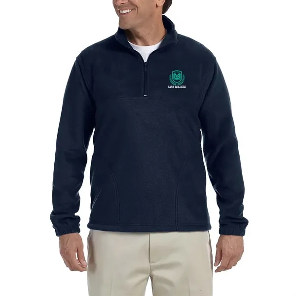 Harriton Quarter-Zip Fleece Pullover Jackets