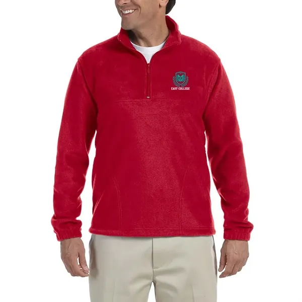 Harriton Quarter-Zip Fleece Pullover Jackets