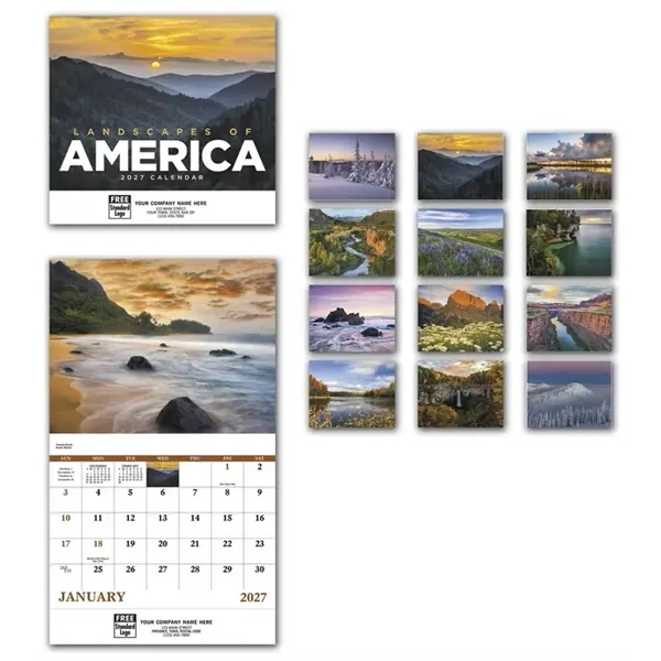 Calendars - Wall, Landscapes of America