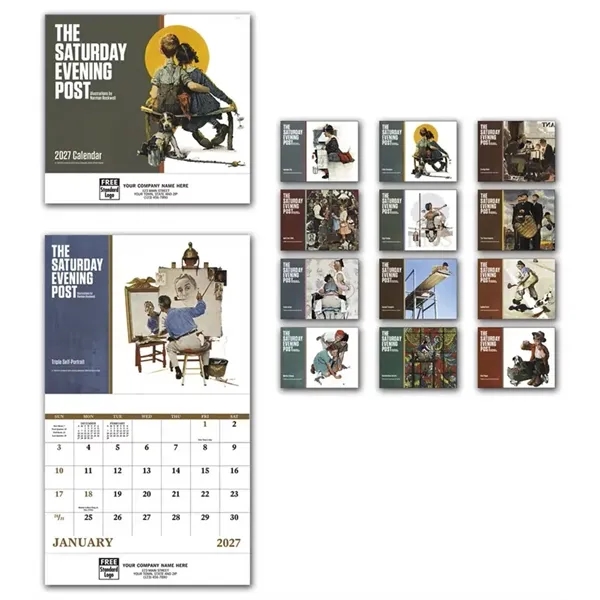 Calendars - Wall, The Saturday Evening Post