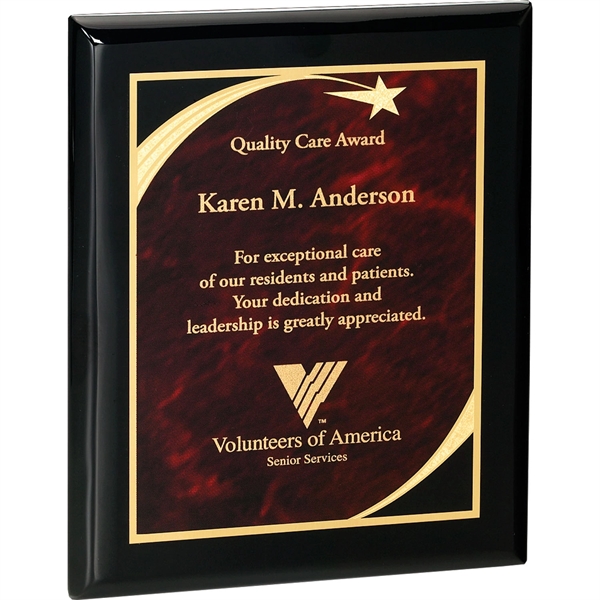 Shooting Star Wood Plaque