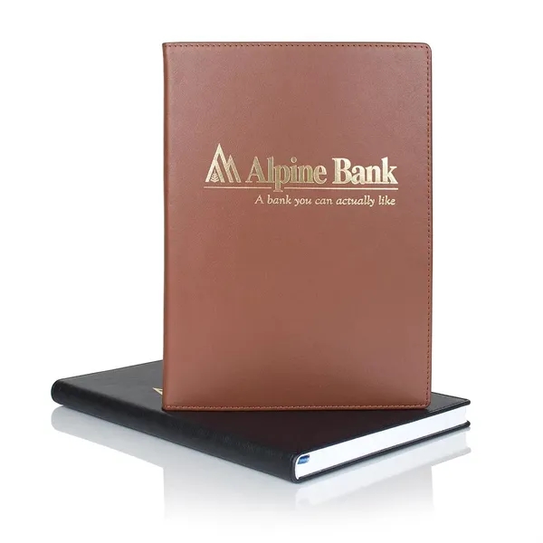 Calf Leather Grande Lined White Page Journal