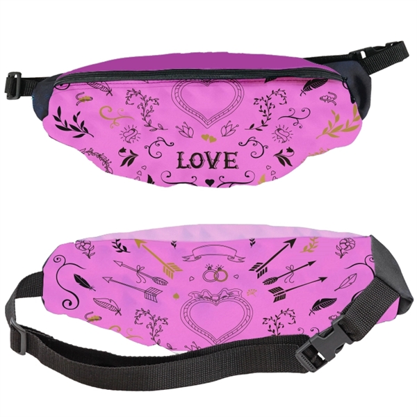 Wide Full Color Fanny Pack - Wide Full Color Fanny Pack - Image 4 of 25