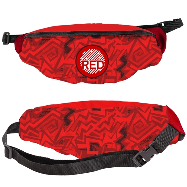 Wide Full Color Fanny Pack - Wide Full Color Fanny Pack - Image 6 of 25