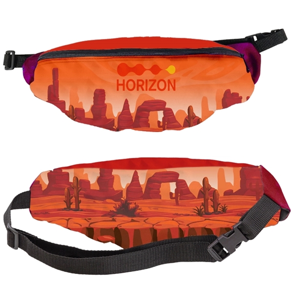 Wide Full Color Fanny Pack - Wide Full Color Fanny Pack - Image 13 of 25