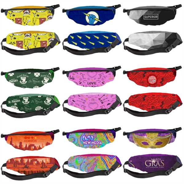 Wide Full Color Fanny Pack - Wide Full Color Fanny Pack - Image 10 of 25