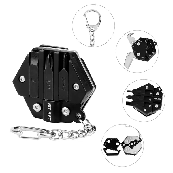 Foldable Mini Multitool Keychain For Travel