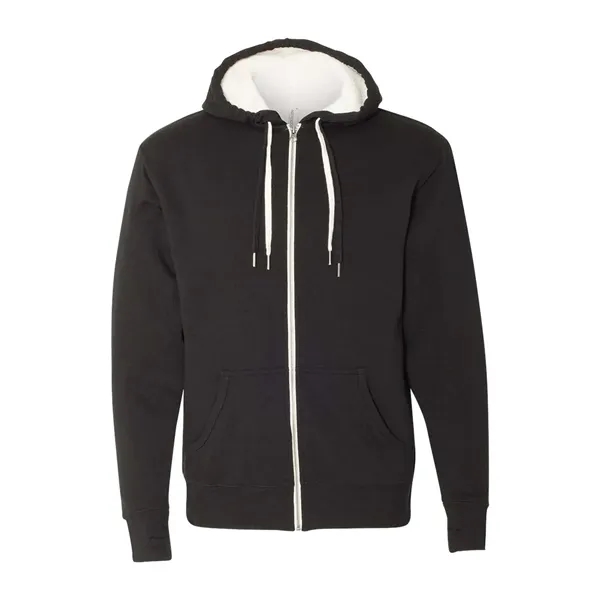 Custom Independent Trading Co. Unisex Sherpa-Lined Hooded Sweats...