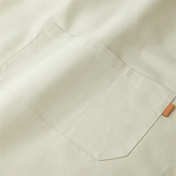 14 oz. Canvas Kitchen Apron w/ Brown shoulder Strap