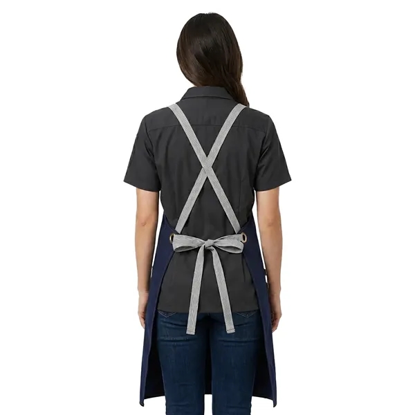 14 oz Canvas Kitchen Apron w/ Detachable Strap & Pockets